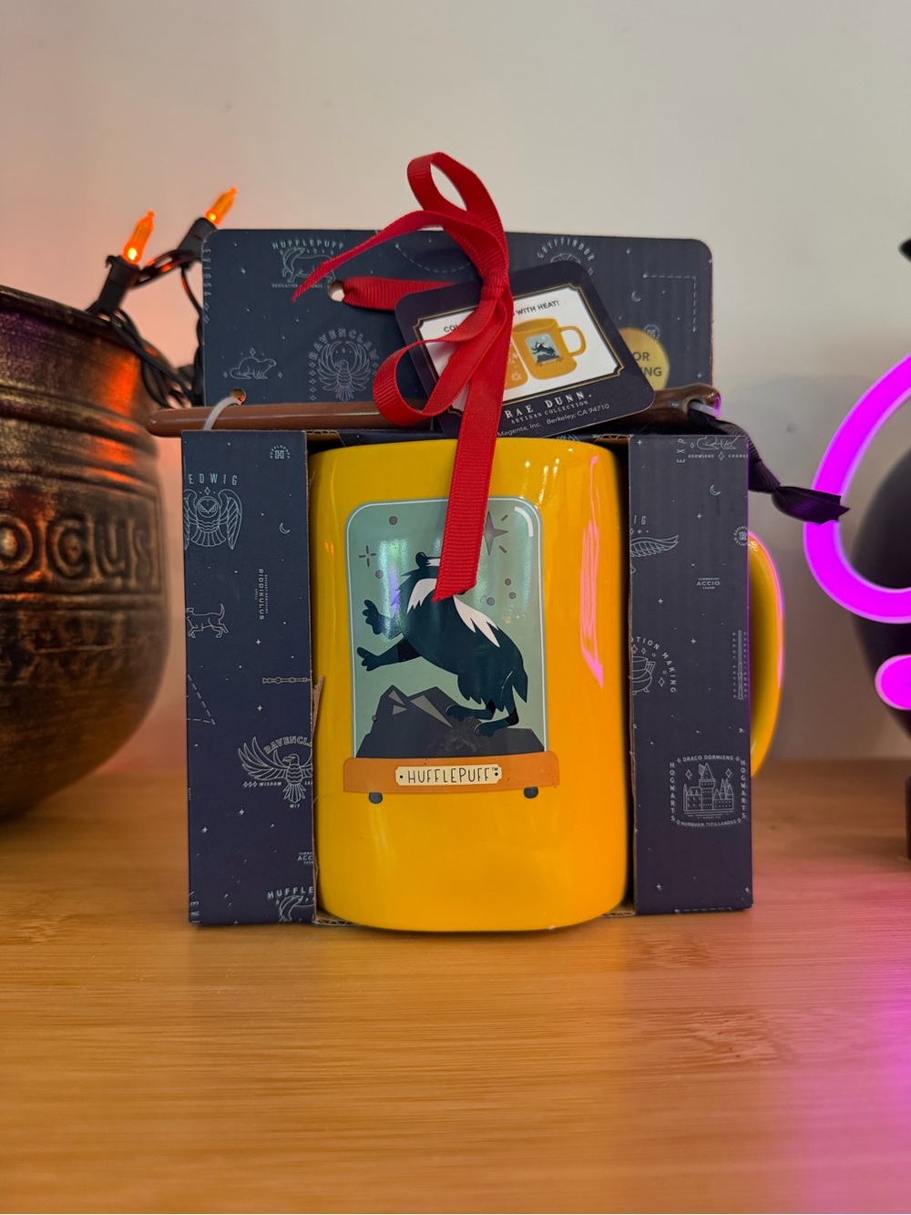 Rae Dunn Harry Potter Hufflepuff Mug (2025 Christmas)